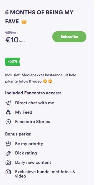 6 maanden actie veer bij fancentro